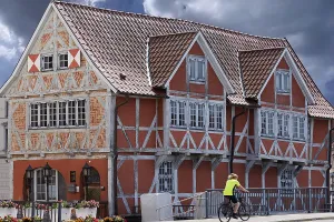 Vaults, a medieval half-timbered house built around 1650