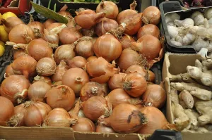 Vegetables in a Portuguese market