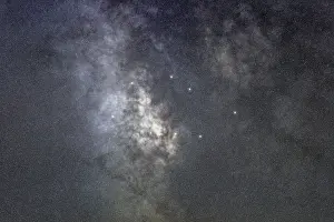 Vela star constellation, Night sky