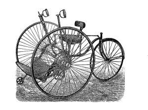 Velocipede, bicycle, 19th century and earlier