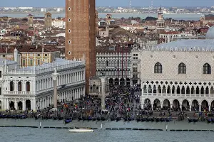 Venice, Piazzetta, from left to right: Bibliotheca Marciana