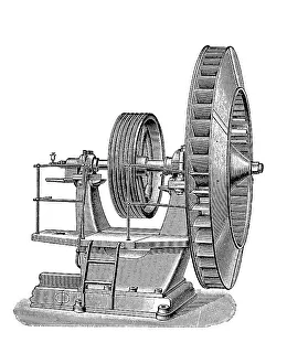 Mine ventilation with a cable drive