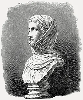 A Vestal Virgin, priestess of Vesta