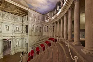 Vicenza, Veneto, Italy. The Teatro Olimpico