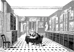 Victor Cousin Library in the Sorbonne College