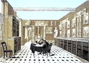 Victor Cousin Library in the Sorbonne College