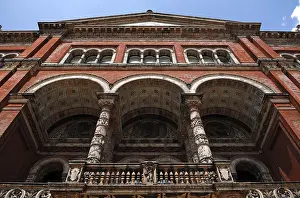 Victoria & Albert Museum with gallery seen from the courtyard