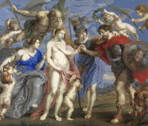 The victorious hero takes the opportunity to make peace
