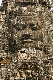 Victory Gate in the east of Angkor Thom