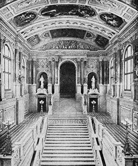 Vienna, staircase of the new Burgtheater