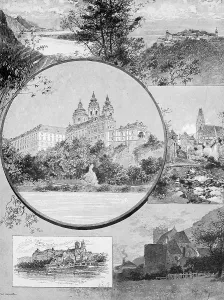 Vienna in various scenes, Danube