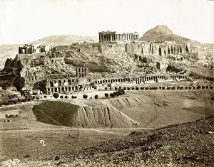 View of the Acropolis of Athens, c