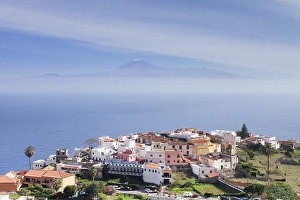 View of Agulo, Tenerife and Teide