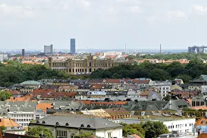 View from the Alter Peter church towards the Maximilianeum building