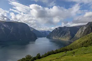 View from Aurlandsvegen to Aurlandsfjord