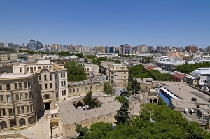 View over Baku, panoramic view