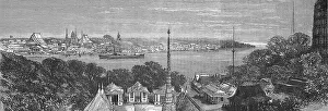 View of Bangkok in 1869, Thailand