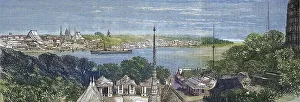 View of Bangkok in 1869, Thailand