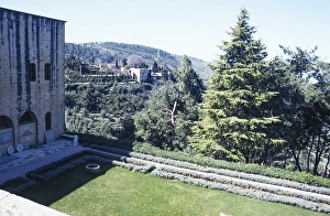 View from Beit Eddine, Beit ed Dine, Beiteddine Palace of Emir Bashir, Chouf, Lebanon 1998