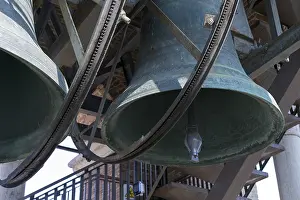 View of the Bells in the Lamberti Tower in Verona