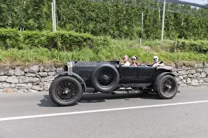 Side view of the Bentley 4-5 litre Open with start number 4