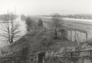 View over the Berlin Wall in 1985