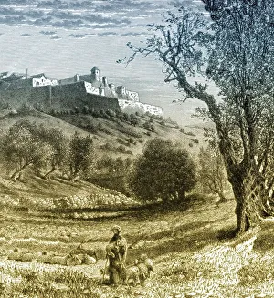 View of Bethlehem, West Bank, Palestinian Autonomous Area