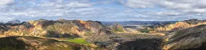 View from Blahnukur, Landscape panorama