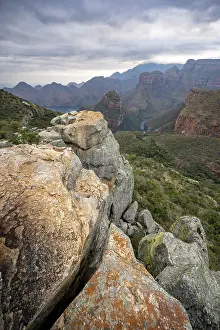 View of Blyde River Canyon with Mesa Mountains