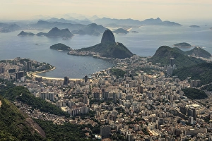 View over Botafogo and Sugar Loaf from the Corcovado