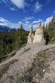 View of the Bow River Valley, Hoodoos Viewpoint