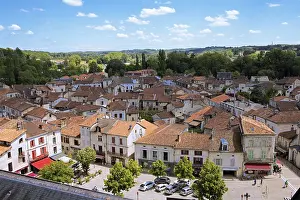 View of Brantome from the Benedictine Abbey of Saint-Pierre de Brantome