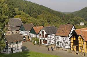 View of brewery, grocery store