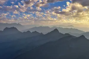 View from Brienzer Rothorn to Bernese Alps