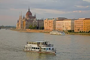 View to Budapest and the Government Building