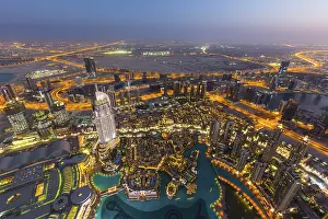 View from Burj Khalifa observation deck