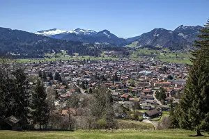 View from Cafe Breitenberg to Oberstdorf