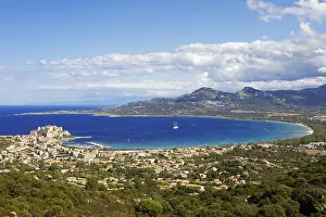 View of Calvi Citadel and Calvi Bay
