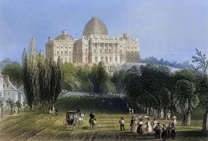 View of the Capitol Building in Washington USA