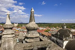 View from the cathedral over the city of Leon
