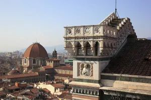View from the Cathedral of Santa Maria del Flore to the monastery Basilica di San Lorenzo