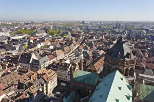 View from the cathedral on Strasbourg