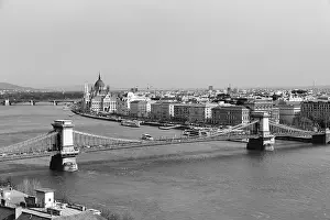 View from above of Chain Bridge