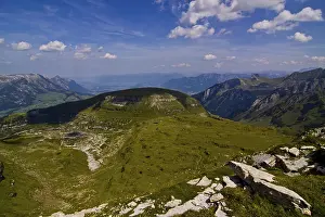 View from Chaserrugg, 2262 meters