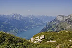 View from Chaserrugg, 2262 meters