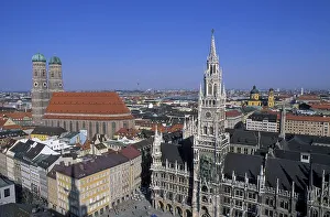 View of City Hall and Church of Our Lady from Old Peter