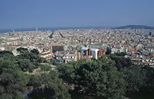 View of the city from Montjuic