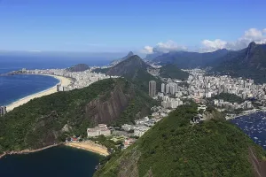 View of the city of Rio de Janeiro from Sugar Loaf Mountain