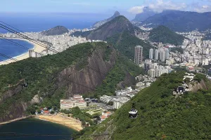 View of the city of Rio de Janeiro from Sugar Loaf Mountain
