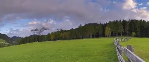 View of the cloudy Geisler Group